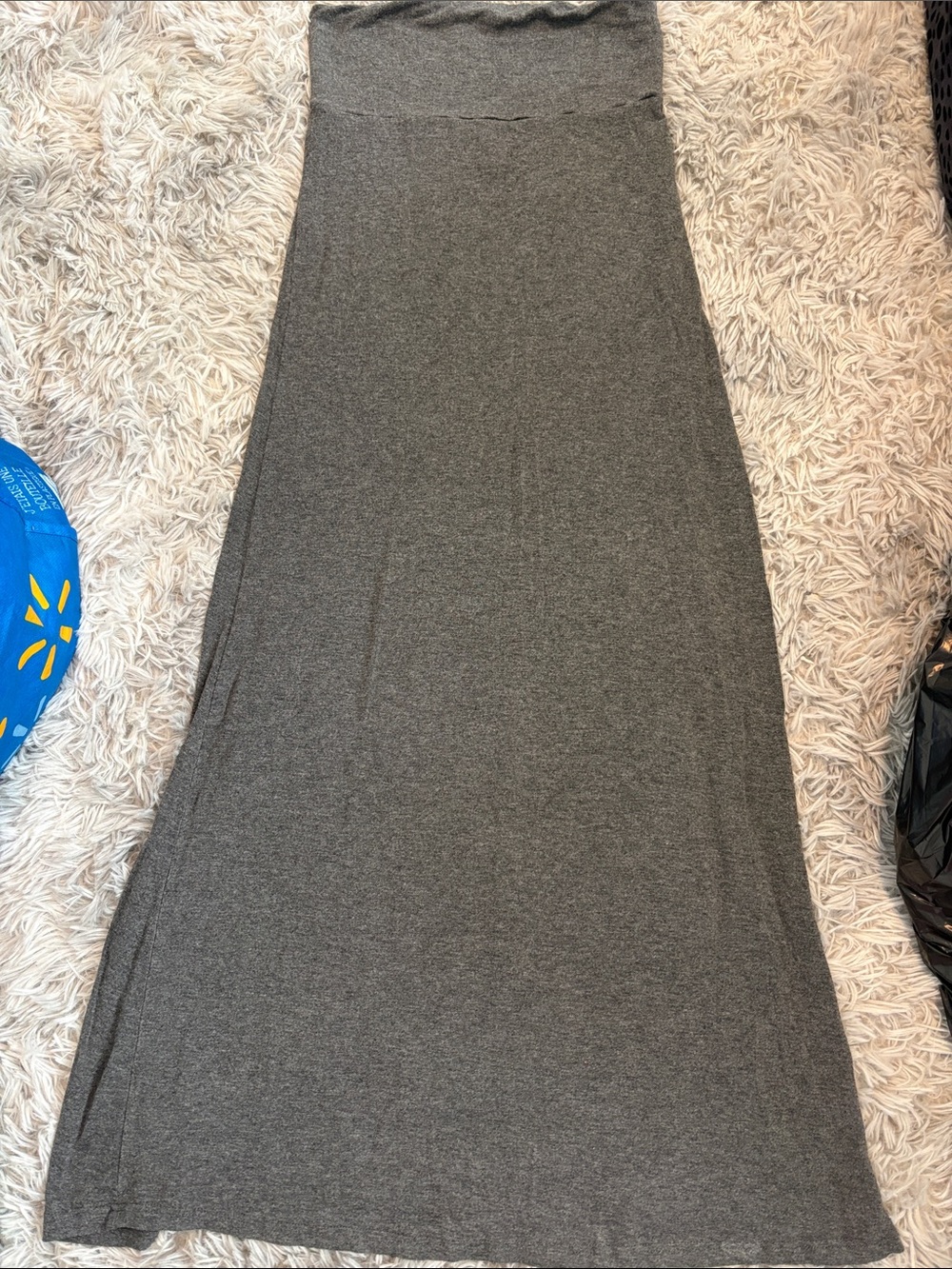Women’s Charcoal Gray Maxi Skirt - Everyday Stretch Knit